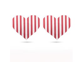 Набор дерзких пэстисов для груди Cross and Heart Nipple Pasties-foto3