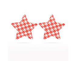 Набор дерзких пэстисов для груди в виде звезд Stars Nipple Pasties-foto5