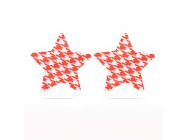 Набор дерзких пэстисов для груди в виде звезд Stars Nipple Pasties-foto5