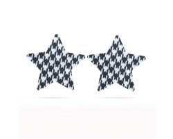 Набор дерзких пэстисов для груди в виде звезд Stars Nipple Pasties-foto4