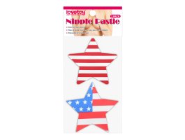 Набор дерзких пэстисов для груди в виде звезд Stars and Stripes Nipple Pasties Набор дерзких пэстисов для груди в виде звезд Stars and Stripes Nipple Pasties