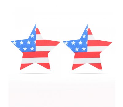Набор дерзких пэстисов для груди в виде звезд Stars and Stripes Nipple Pasties Набор дерзких пэстисов для груди в виде звезд Stars and Stripes Nipple Pasties