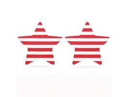 Набор дерзких пэстисов для груди в виде звезд Stars and Stripes Nipple Pasties-foto3