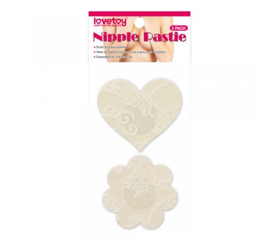 Набор кружевных пэстисов для груди Lace Heart and Flower Nipple Pasties Набор кружевных пэстисов для груди Lace Heart and Flower Nipple Pasties