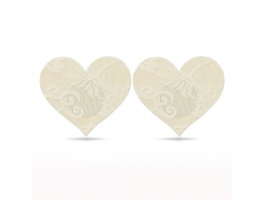 Набор кружевных пэстисов для груди Lace Heart and Flower Nipple Pasties-foto5