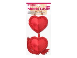 Обворожительные пэстисы в форме сердец с кисточками Reusable Red Heart Tassels Nipple Pasties Обворожительные пэстисы в форме сердец с кисточками Reusable Red Heart Tassels Nipple Pasties