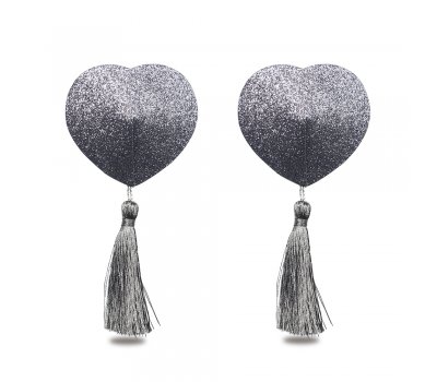 Обворожительные пэстисы в форме сердец с кисточками Reusable Glitter Heart Tassel Nipple Pasties Обворожительные пэстисы в форме сердец с кисточками Reusable Glitter Heart Tassel Nipple Pasties