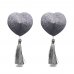 Обворожительные пэстисы в форме сердец с кисточками Reusable Glitter Heart Tassel Nipple Pasties Обворожительные пэстисы в форме сердец с кисточками Reusable Glitter Heart Tassel Nipple Pasties