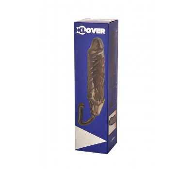 Насадка ToyFa XLover, для увеличения с дополнительной стимуляцией,TPE, черная прозрачная, 15,4 см Насадка ToyFa XLover, для увеличения с дополнительной стимуляцией,TPE, черная прозрачная, 15,4 см
