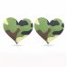 Набор дерзких пэстисов для груди Camo Stars and Heart Nipple Pasties Набор дерзких пэстисов для груди Camo Stars and Heart Nipple Pasties