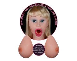 Кукла для секса с пышной грудью и открытым ротиком Boobie Super Love Doll-foto3