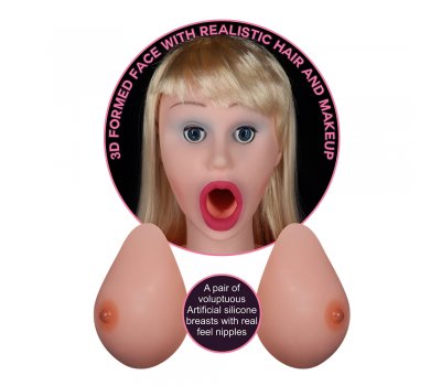 Кукла для секса с пышной грудью и открытым ротиком Boobie Super Love Doll Кукла для секса с пышной грудью и открытым ротиком Boobie Super Love Doll