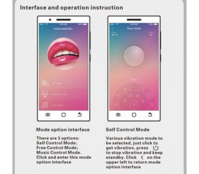 Вибратор для пар August с возможностью управления через смартфон