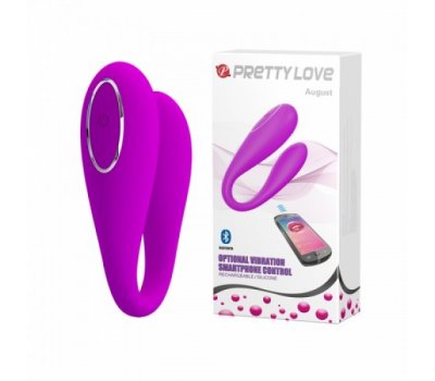 Вибратор для пар August с возможностью управления через смартфон