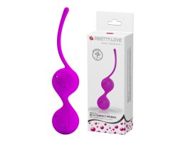 Вагинальные шарики со смещённым центром тяжести Pretty Love Kegel Tighten Up I, пурпурные Вагинальные шарики со смещённым центром тяжести Pretty Love Kegel Tighten Up I, пурпурные
