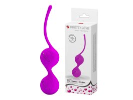 Вагинальные шарики со смещённым центром тяжести Pretty Love Kegel Tighten Up I, пурпурные Вагинальные шарики со смещённым центром тяжести Pretty Love Kegel Tighten Up I, пурпурные