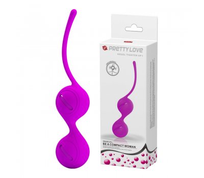 Вагинальные шарики со смещённым центром тяжести Pretty Love Kegel Tighten Up I, пурпурные Вагинальные шарики со смещённым центром тяжести Pretty Love Kegel Tighten Up I, пурпурные