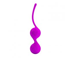 Вагинальные шарики со смещённым центром тяжести Pretty Love Kegel Tighten Up I, пурпурные-foto3