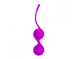 Вагинальные шарики со смещённым центром тяжести Pretty Love Kegel Tighten Up I, пурпурные-foto2