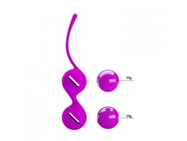 Вагинальные шарики со смещённым центром тяжести Pretty Love Kegel Tighten Up I, пурпурные-foto5