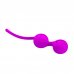 Вагинальные шарики со смещённым центром тяжести Pretty Love Kegel Tighten Up I, пурпурные Вагинальные шарики со смещённым центром тяжести Pretty Love Kegel Tighten Up I, пурпурные