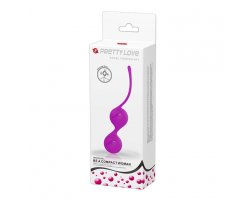 Вагинальные шарики со смещённым центром тяжести Pretty Love Kegel Tighten Up I, пурпурные-foto6