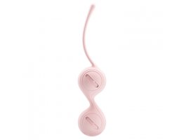 Вагинальные шарики со смещённым центром тяжести Pretty Love Kegel Tighten Up I, нежно-розовые-foto5