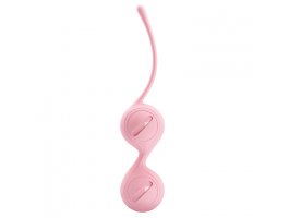 Вагинальные шарики со смещённым центром тяжести Pretty Love Kegel Tighten Up I, розовые-foto5