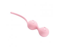 Вагинальные шарики со смещённым центром тяжести Pretty Love Kegel Tighten Up I, розовые-foto4