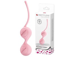 Вагинальные шарики со смещённым центром тяжести Pretty Love Kegel Tighten Up I, розовые Вагинальные шарики со смещённым центром тяжести Pretty Love Kegel Tighten Up I, розовые