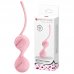 Вагинальные шарики со смещённым центром тяжести Pretty Love Kegel Tighten Up I, розовые Вагинальные шарики со смещённым центром тяжести Pretty Love Kegel Tighten Up I, розовые
