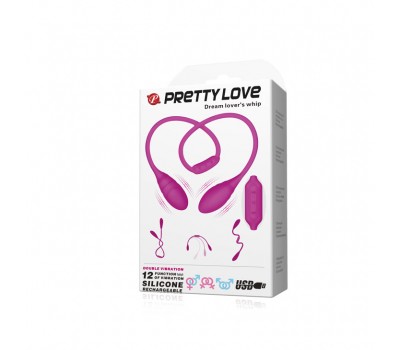 Двойной вибростимулятор Pretty Love Lovers whip