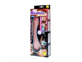 Реалистичный вибратор с яичками Realistic телесный, 24 см, Ø 4,5 см-foto2
