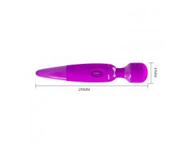 Вибромассажер с мощной вибрацией Pretty Love Power Wand розовый, Ø 4,3 см-foto4