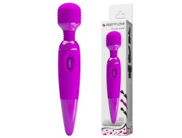 Вибромассажер с мощной вибрацией Pretty Love Power Wand розовый, Ø 4,3 см