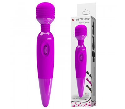 Вибромассажер с мощной вибрацией Pretty Love Power Wand розовый, Ø 4,3 см Вибромассажер с мощной вибрацией Pretty Love Power Wand розовый, Ø 4,3 см