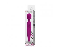 Вибромассажер с мощной вибрацией Pretty Love Power Wand розовый, Ø 4,3 см-foto2