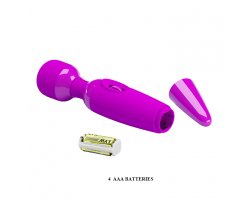 Вибромассажер с мощной вибрацией Pretty Love Power Wand розовый, Ø 4,3 см-foto3