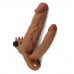 Удлиняющая вибронасадка для двойного проникновения Pleasure X Tender Vibrating Double, 19 см и 15,5 см Удлиняющая вибронасадка для двойного проникновения Pleasure X Tender Vibrating Double, 19 см и 15,5 см