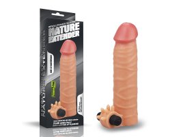 Насадка на пенис с вибрацией Nature Extender телесная плюс 3,8 см, 17,8 см, Ø 4,5см Насадка на пенис с вибрацией Nature Extender телесная плюс 3,8 см, 17,8 см, Ø 4,5см