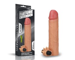 Насадка на пенис с вибрацией Nature Extender телесная плюс 5 см, 19 см, Ø 4,5 см Насадка на пенис с вибрацией Nature Extender телесная плюс 5 см, 19 см, Ø 4,5 см