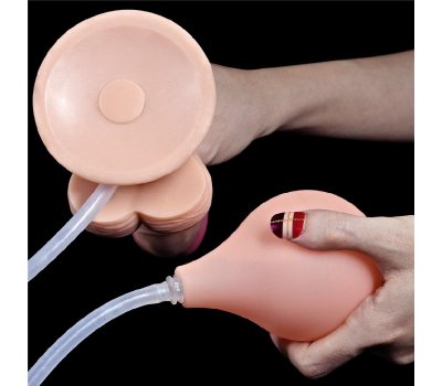 Фаллос с мошонкой Squirt Extreme Dildo с имитацией семяизвержения, 22,8 см, Ø 4,4 см Фаллос с мошонкой Squirt Extreme Dildo с имитацией семяизвержения, 22,8 см, Ø 4,4 см