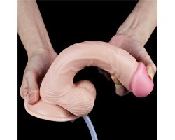 Фаллос с мошонкой Squirt Extreme Dildo с имитацией семяизвержения, 22,8 см, Ø 4,4 см-foto6