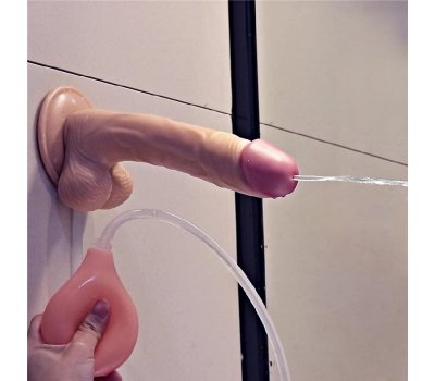 Фаллос с мошонкой Squirt Extreme Dildo с имитацией семяизвержения, 22,8 см, Ø 4,4 см Фаллос с мошонкой Squirt Extreme Dildo с имитацией семяизвержения, 22,8 см, Ø 4,4 см