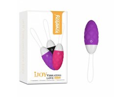 Фиолетовое виброяйцо IJOY Vibrating Love 8,1 см, Ø 3,4 см