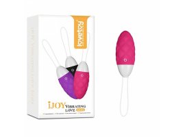 Розовое виброяйцо IJOY Vibrating Love 8,1 см, Ø 3,4 см