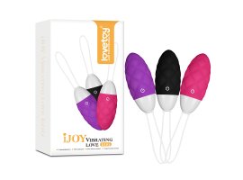 Розовое виброяйцо IJOY Vibrating Love 8,1 см, Ø 3,4 см-foto4