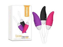 Фиолетовое виброяйцо IJOY Vibrating Love Egg 8,1 см, Ø 3,4 см-foto3