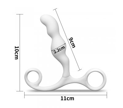 Массажер простаты Ultimate Silicone P-spot Teaser белый 9 см, Ø 2,2 см Массажер простаты Ultimate Silicone P-spot Teaser белый 9 см, Ø 2,2 см