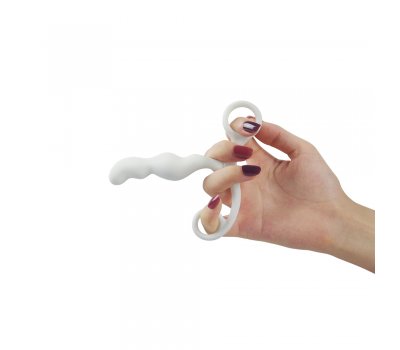 Массажер простаты Ultimate Silicone P-spot Teaser белый 9 см, Ø 2,2 см Массажер простаты Ultimate Silicone P-spot Teaser белый 9 см, Ø 2,2 см